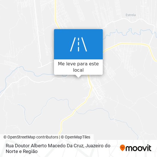 Rua Doutor Alberto Macedo Da Cruz mapa