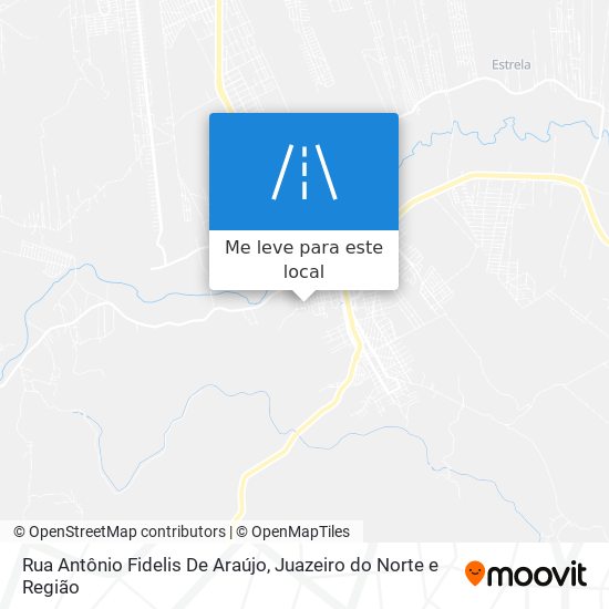 Rua Antônio Fidelis De Araújo mapa