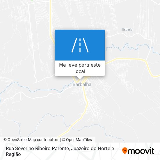 Rua Severino Ribeiro Parente mapa