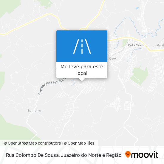 Rua Colombo De Sousa mapa