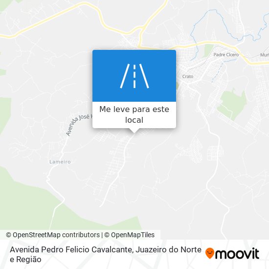 Avenida Pedro Felicio Cavalcante mapa