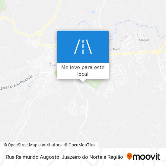 Rua Raimundo Augosto mapa