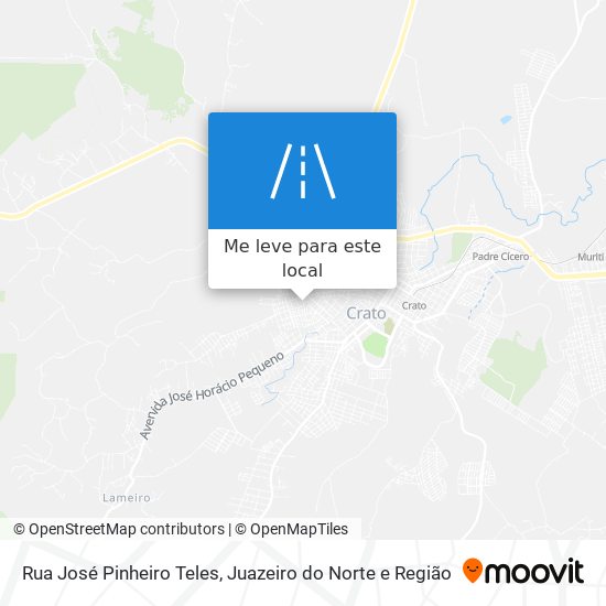 Rua José Pinheiro Teles mapa