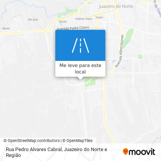 Rua Pedro Alvares Cabral mapa