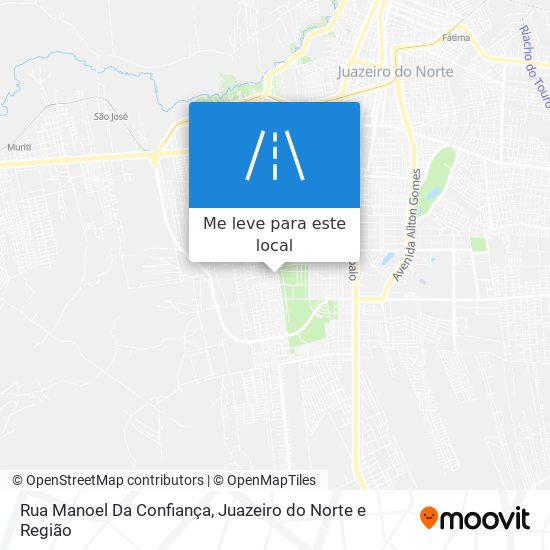 Rua Manoel Da Confiança mapa