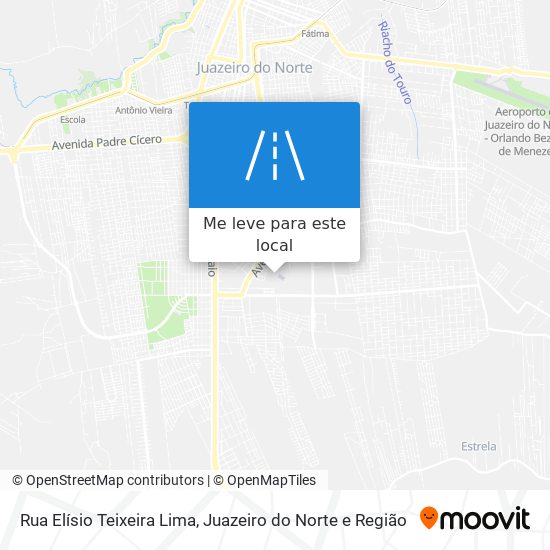 Rua Elísio Teixeira Lima mapa