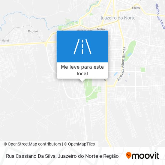 Rua Cassiano Da Silva mapa