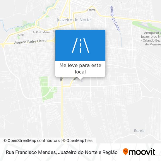 Rua Francisco Mendes mapa