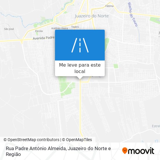 Rua Padre António Almeida mapa