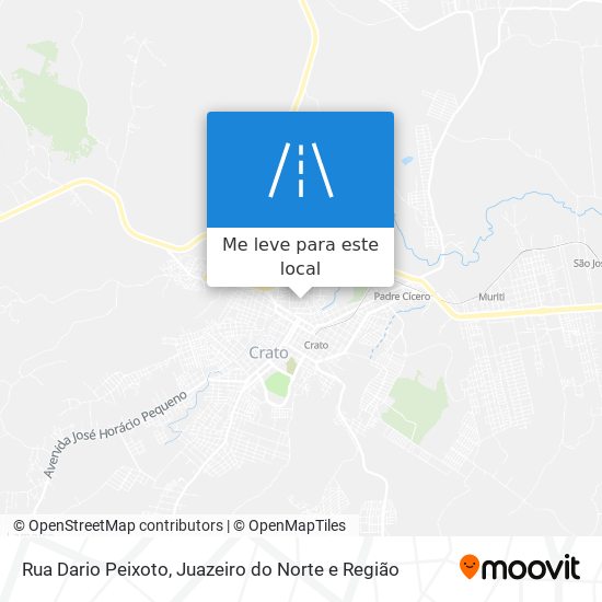 Rua Dario Peixoto mapa
