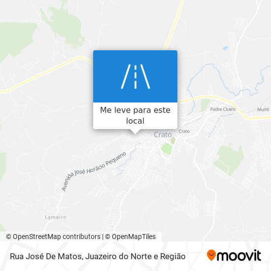 Rua José De Matos mapa