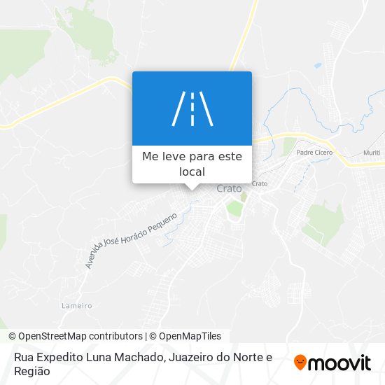 Rua Expedito Luna Machado mapa