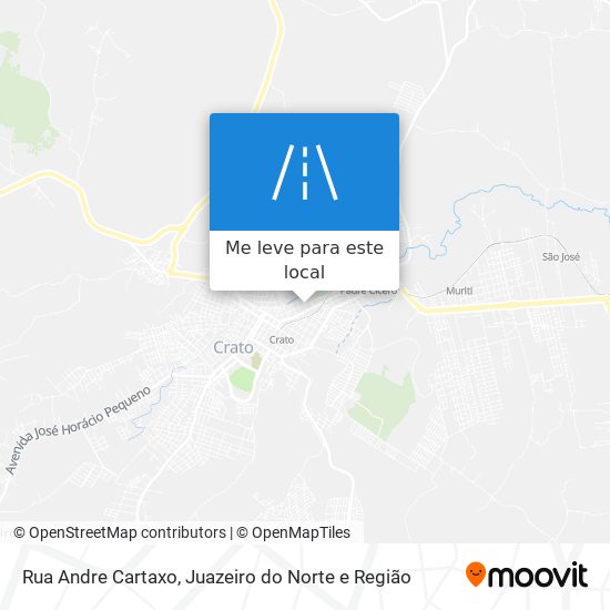 Rua Andre Cartaxo mapa