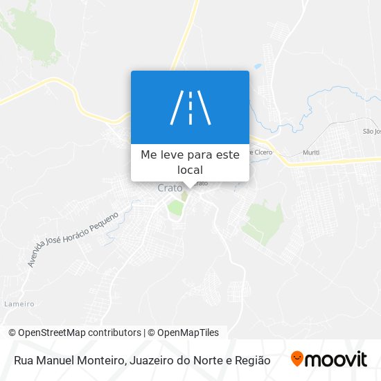 Rua Manuel Monteiro mapa