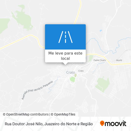Rua Doutor José Nilo mapa