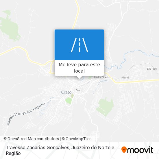 Travessa Zacarias Gonçalves mapa