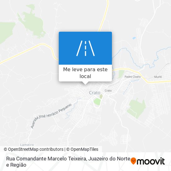 Rua Comandante Marcelo Teixeira mapa