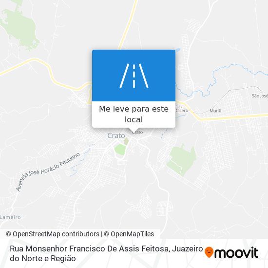 Rua Monsenhor Francisco De Assis Feitosa mapa