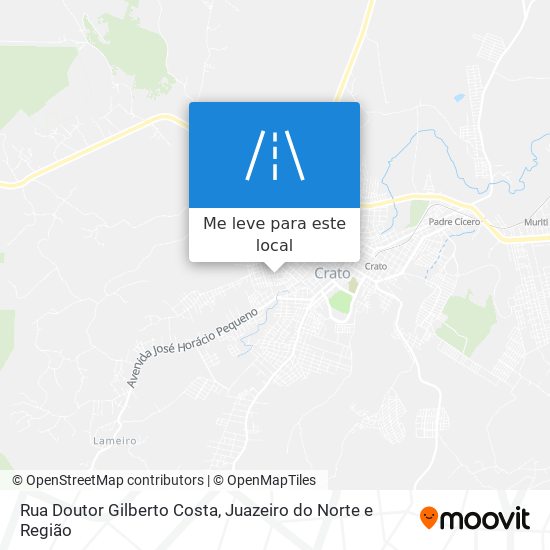 Rua Doutor Gilberto Costa mapa