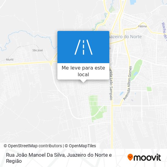 Rua João Manoel Da Silva mapa