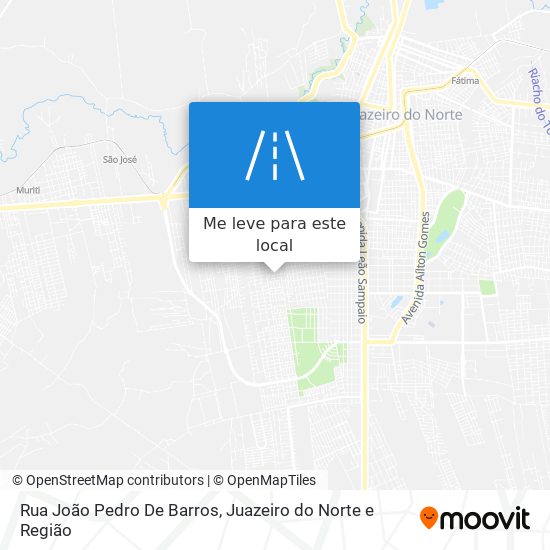 Rua João Pedro De Barros mapa