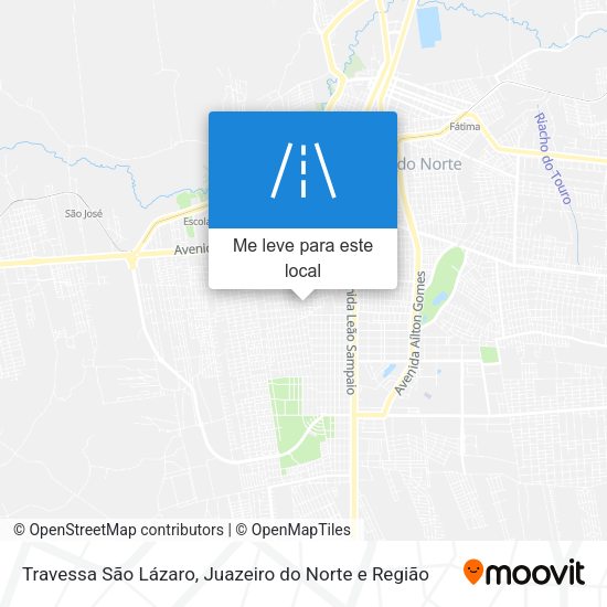 Travessa São Lázaro mapa