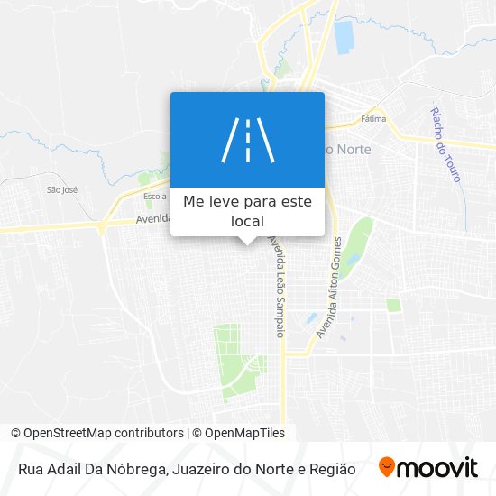 Rua Adail Da Nóbrega mapa