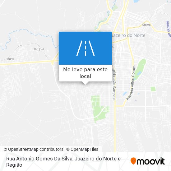 Rua Antônio Gomes Da Silva mapa