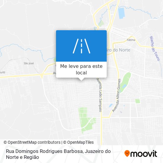 Rua Domingos Rodrigues Barbosa mapa