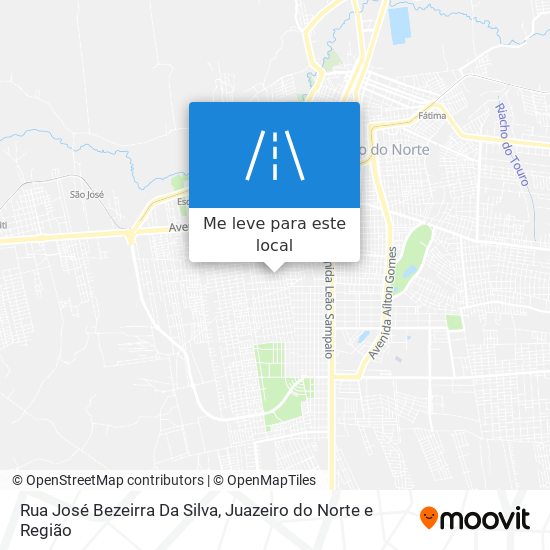 Rua José Bezeirra Da Silva mapa