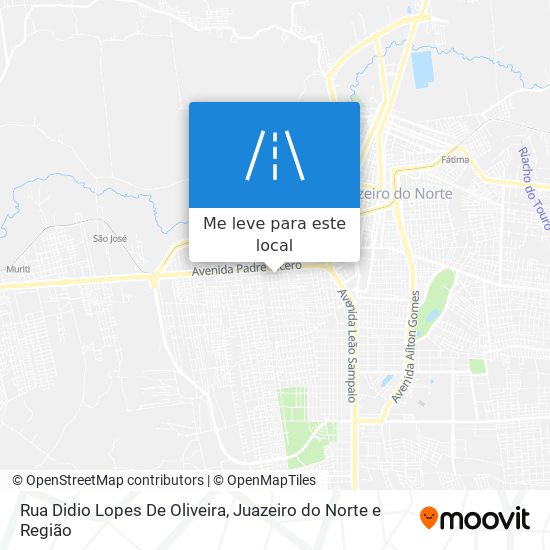 Rua Didio Lopes De Oliveira mapa