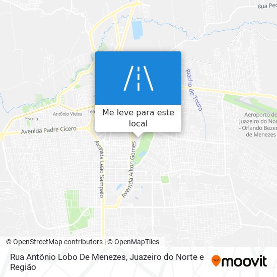 Rua Antônio Lobo De Menezes mapa