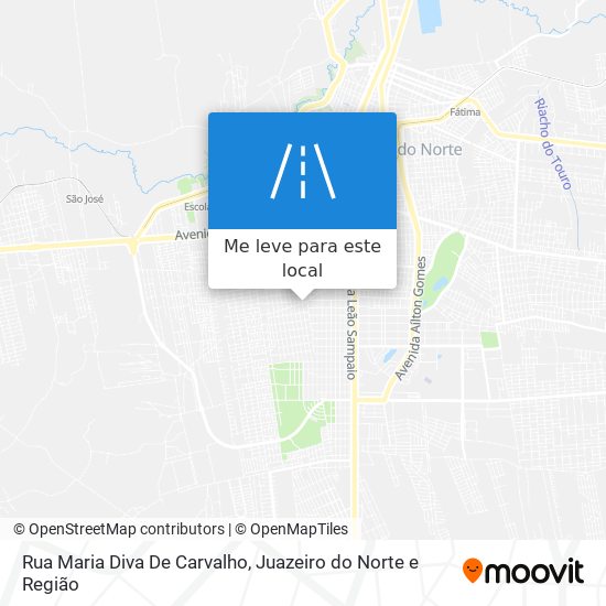 Rua Maria Diva De Carvalho mapa