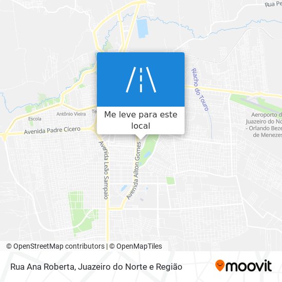 Rua Ana Roberta mapa
