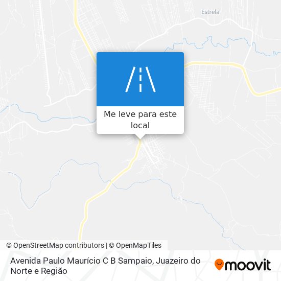 Avenida Paulo Maurício C B Sampaio mapa