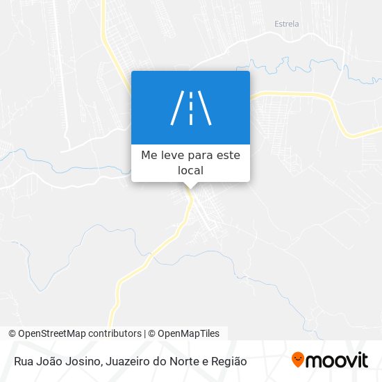 Rua João Josino mapa