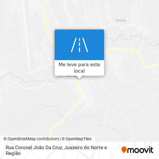 Rua Coronel João Da Cruz mapa