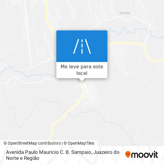 Avenida Paulo Maurício C. B. Sampaio mapa