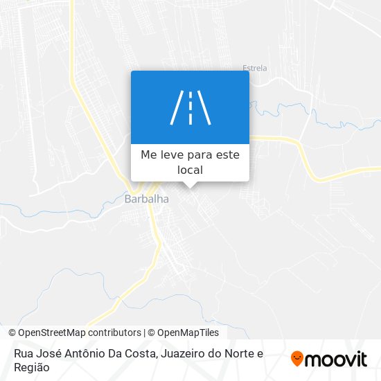 Rua José Antônio Da Costa mapa