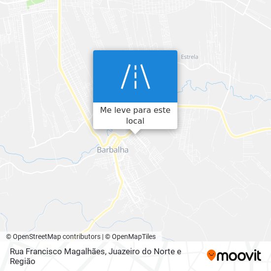 Rua Francisco Magalhães mapa