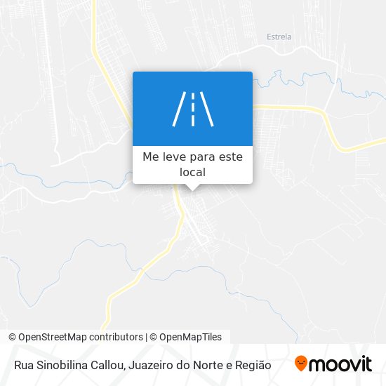 Rua Sinobilina Callou mapa