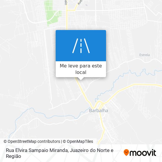 Rua Elvira Sampaio Miranda mapa