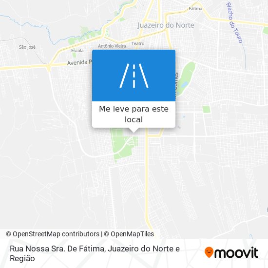 Rua Nossa Sra. De Fátima mapa