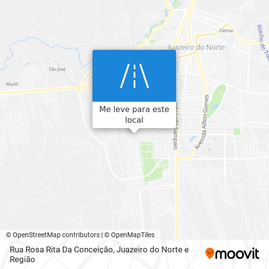 Rua Rosa Rita Da Conceição mapa