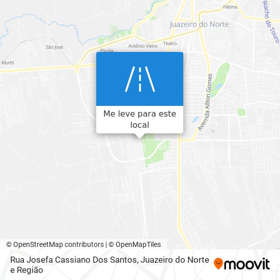 Rua Josefa Cassiano Dos Santos mapa