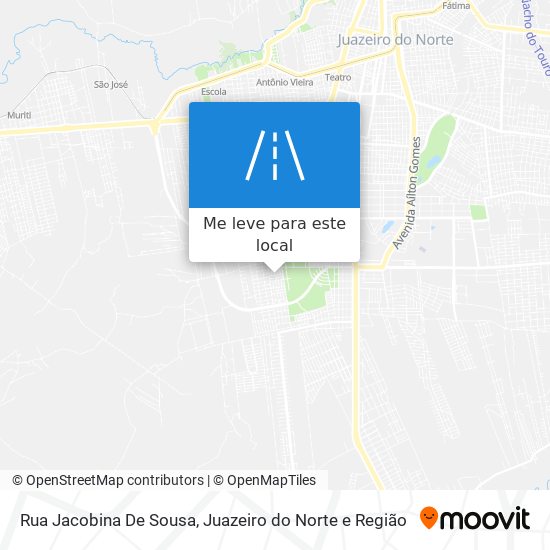 Rua Jacobina De Sousa mapa