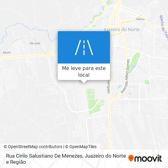 Rua Cirilo Salustiano De Menezes mapa