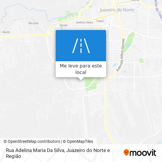 Rua Adelina Maria Da Silva mapa