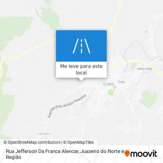 Rua Jefferson Da Franca Alencar mapa