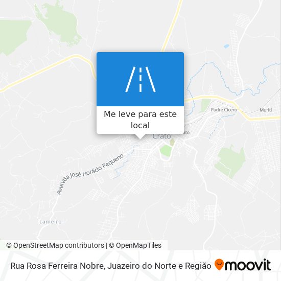 Rua Rosa Ferreira Nobre mapa